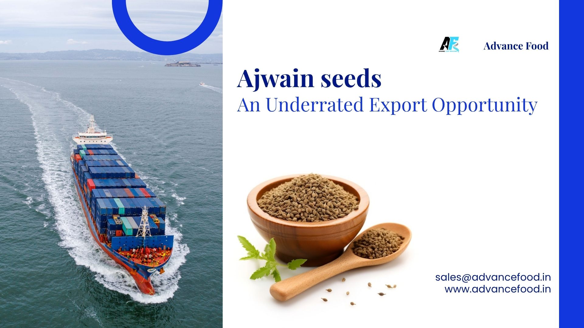 Ajwain (Carom Seeds) : An Underrated Export Opportunity