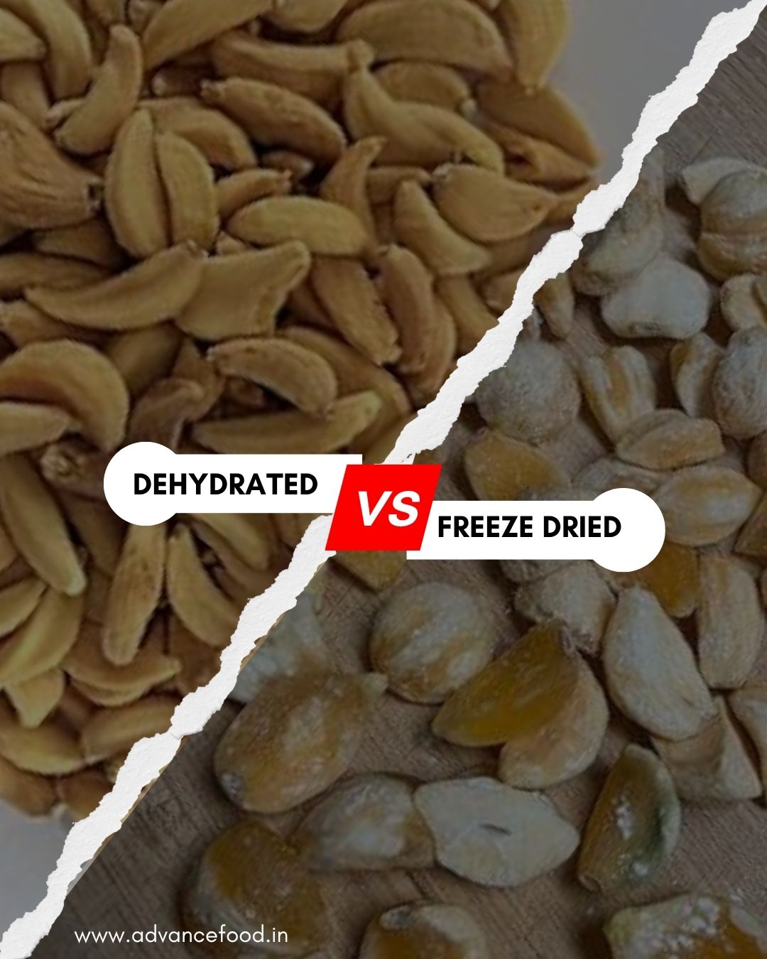 Freeze Dried Vs Dehydrated Vegetables